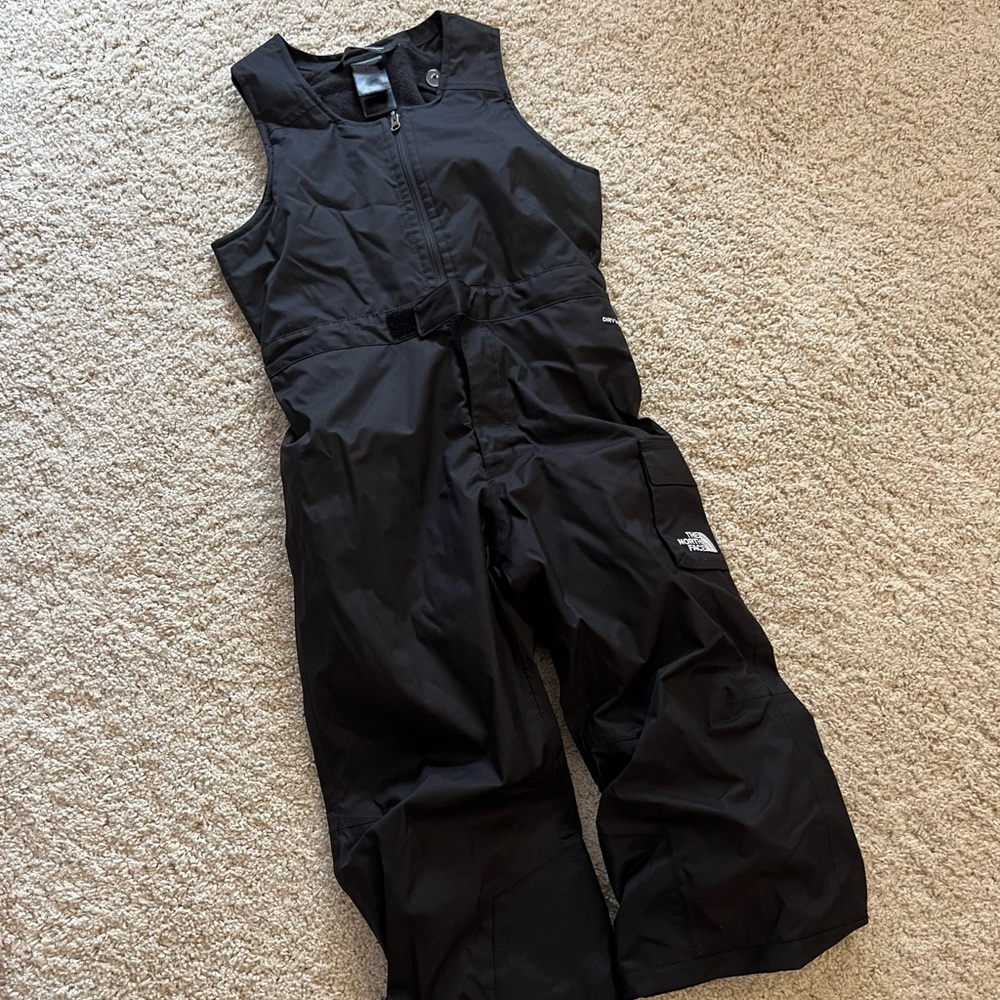 The North Face Toddler Black Bib Snow Pants Sz 4T